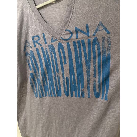 Free People We The Free City Slicker Tunic Graphic Print Top Gray, size Medium - Picture 3 of 10